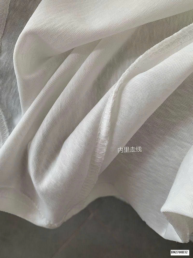 ÁO THUN IN CHỮ CỔ RỘNG HỞ VAI