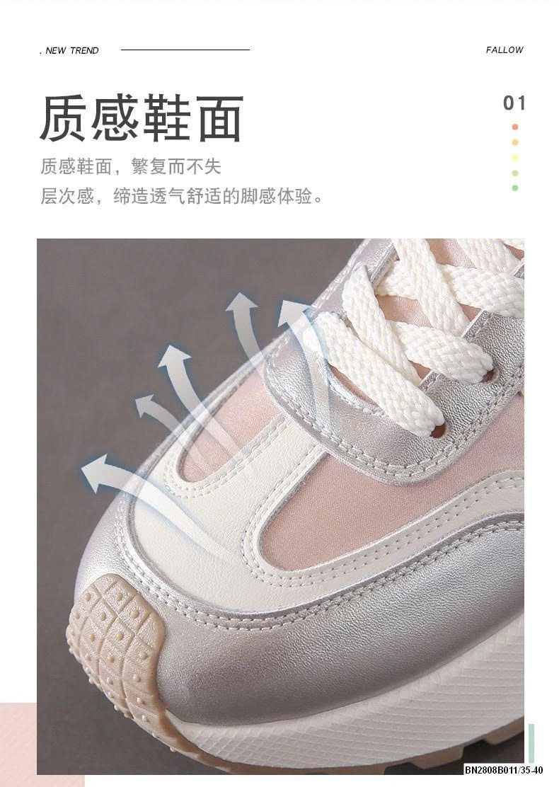 GIÀY SNEAKER 2 VẠCH ĐỘN ĐẾ