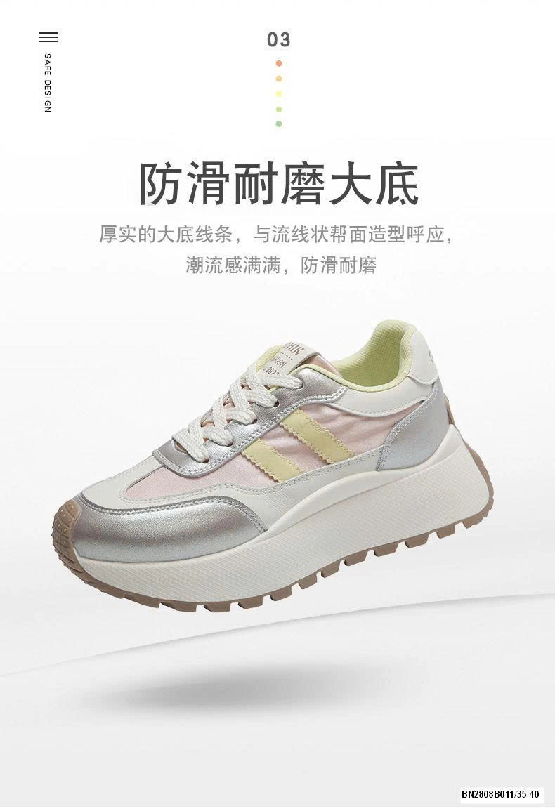 GIÀY SNEAKER 2 VẠCH ĐỘN ĐẾ