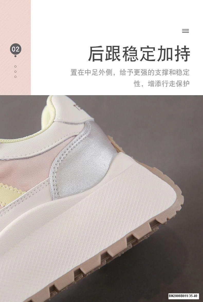 GIÀY SNEAKER 2 VẠCH ĐỘN ĐẾ