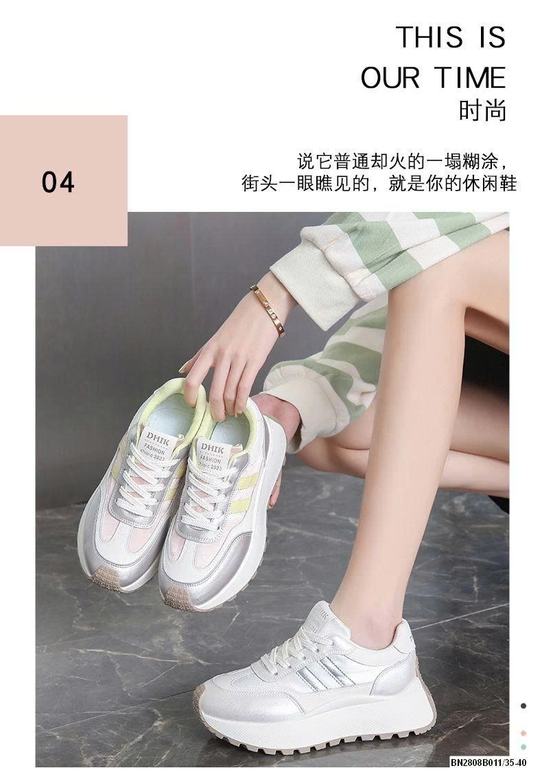GIÀY SNEAKER 2 VẠCH ĐỘN ĐẾ