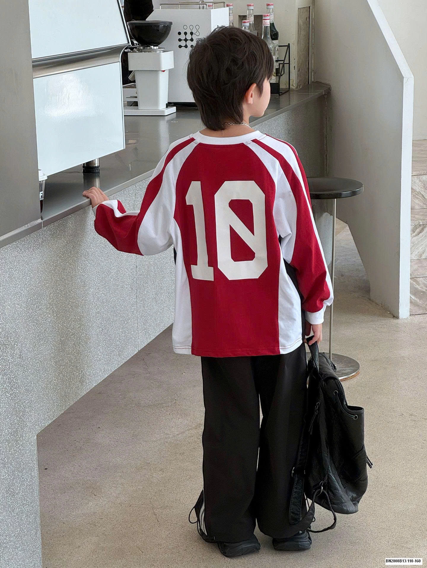 ÁO THUN PHỐI SỌC SỐ 10