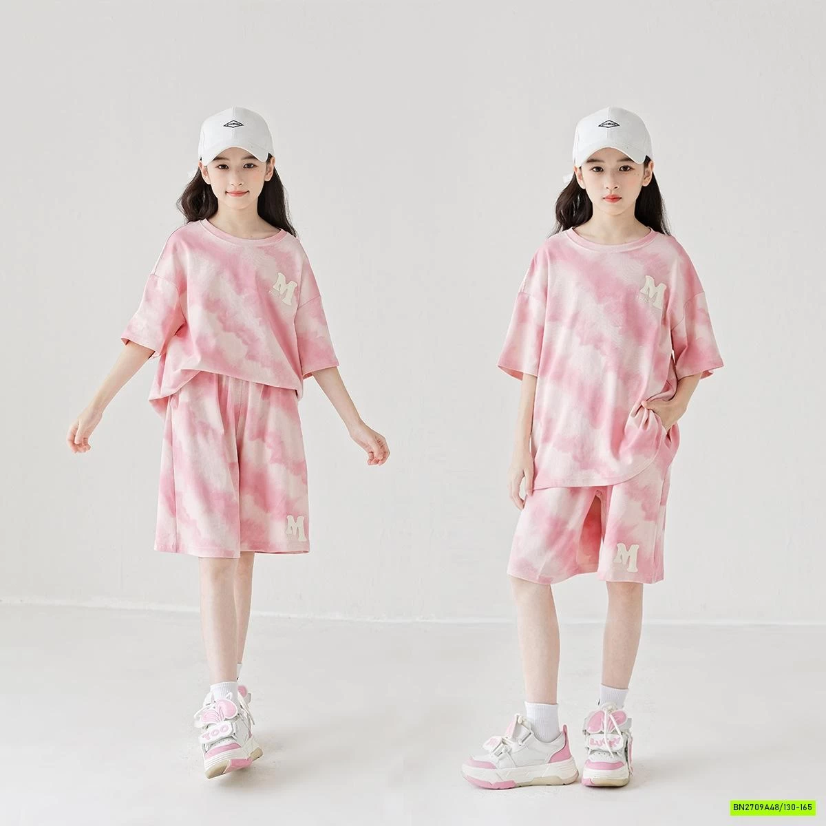 SÉT COTTON HỒNG LOANG