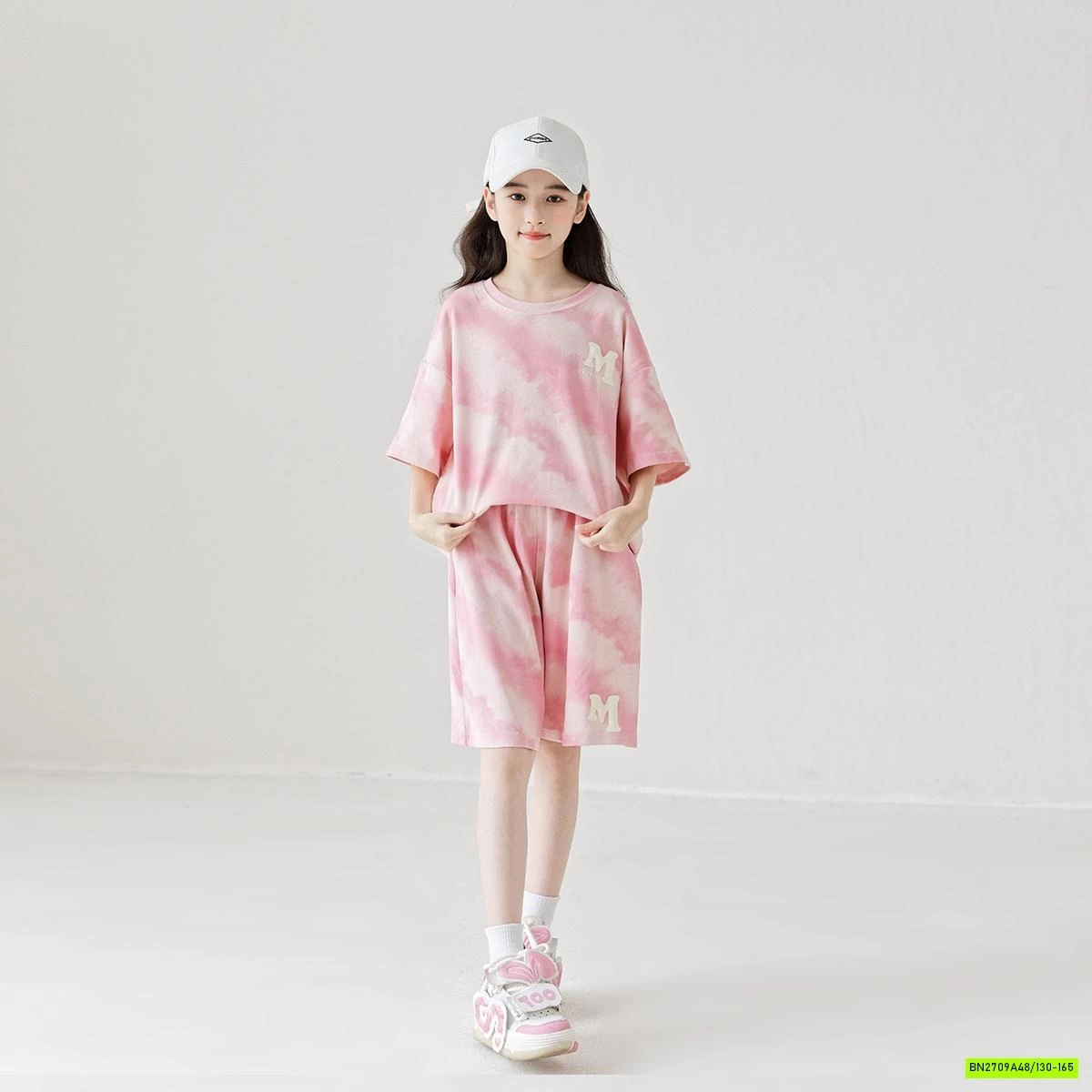 SÉT COTTON HỒNG LOANG