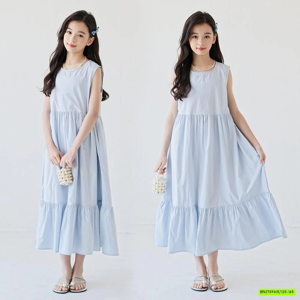 ĐẦM BABYDOLL XANH SÁT NÁCH