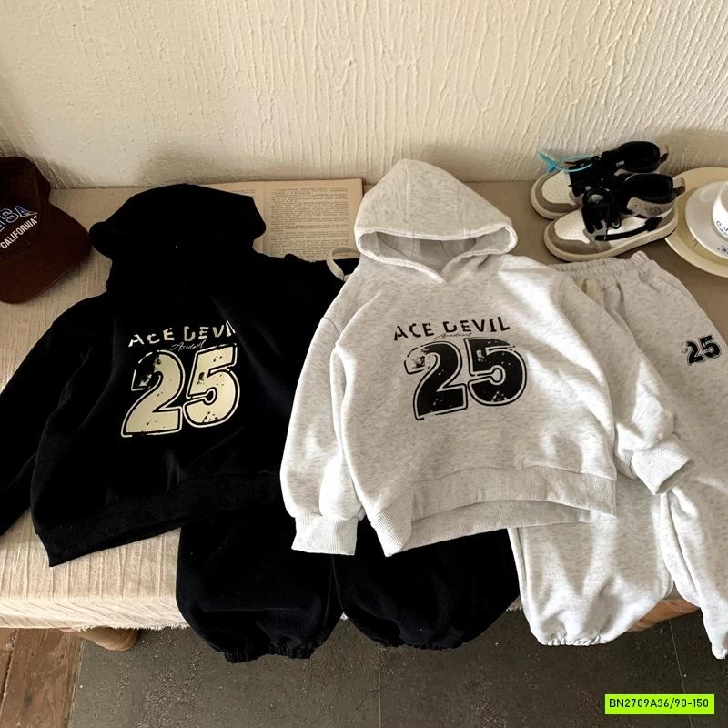 SÉT NỈ HOODIE SỐ 25