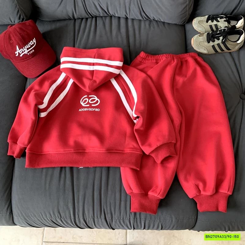 SÉT THỂ THAO ÁO KHOÁC PHỐI SỌC