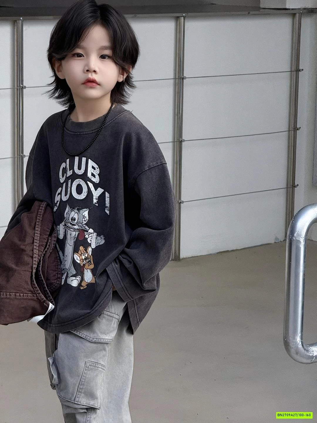 ÁO THUN TOM & JERRY BẠC MÀU