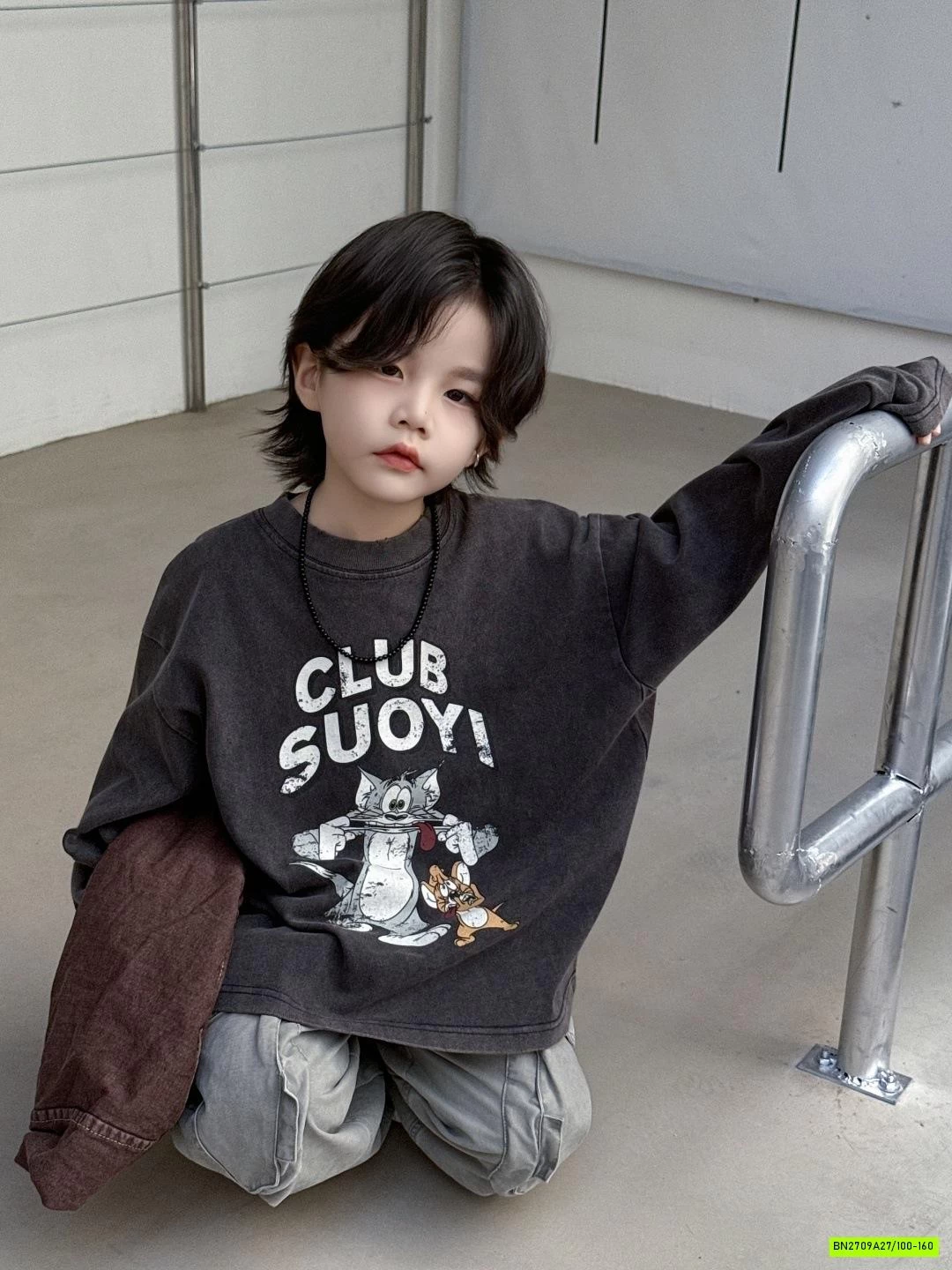 ÁO THUN TOM & JERRY BẠC MÀU