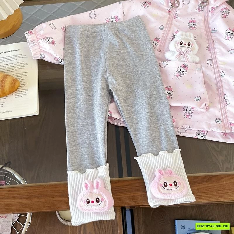 KHOÁC GIÓ LABUBU HỒNG