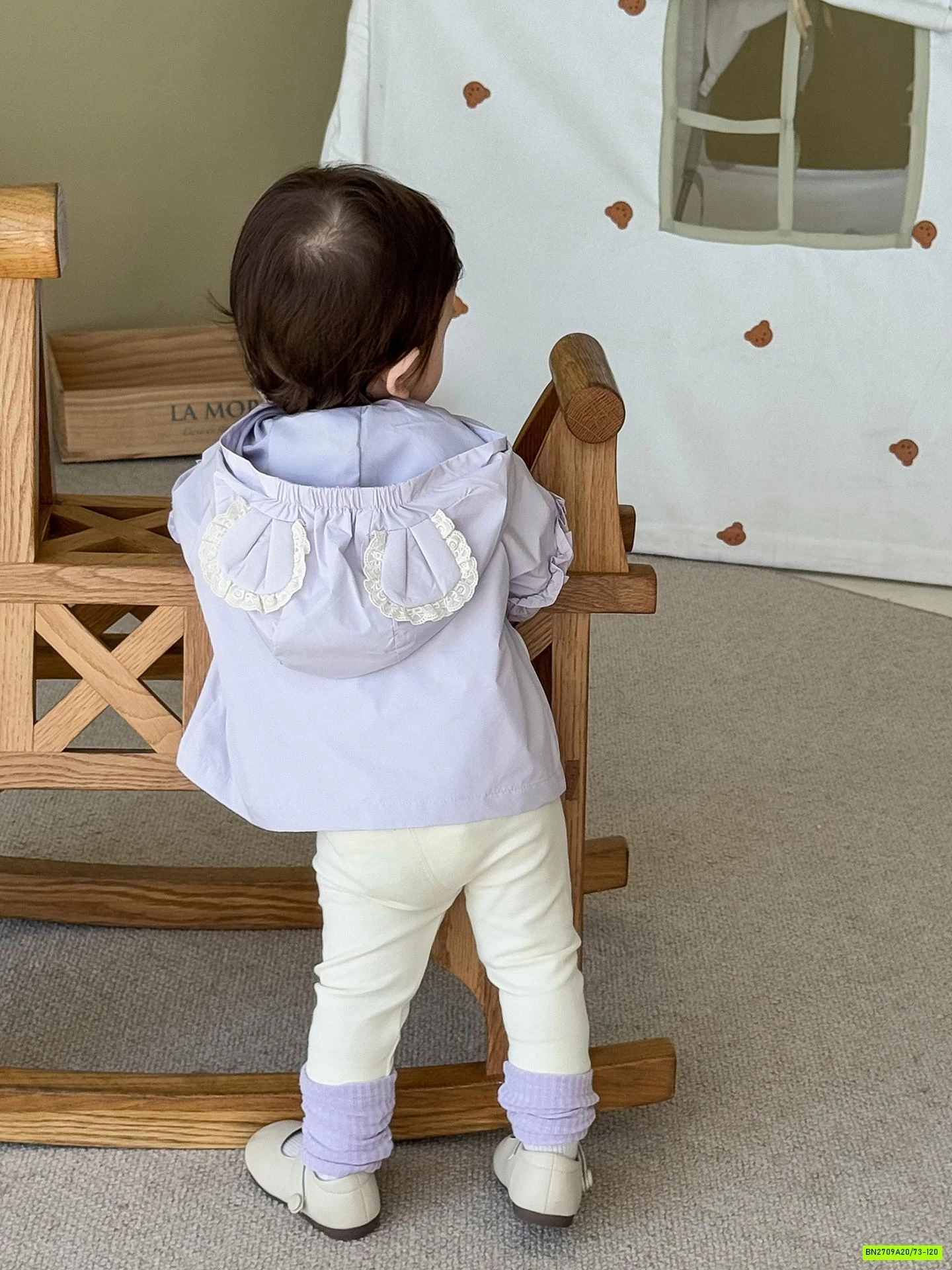 KHOÁC GIÓ GẮN VỊT TAI THỎ SZ NHÍ