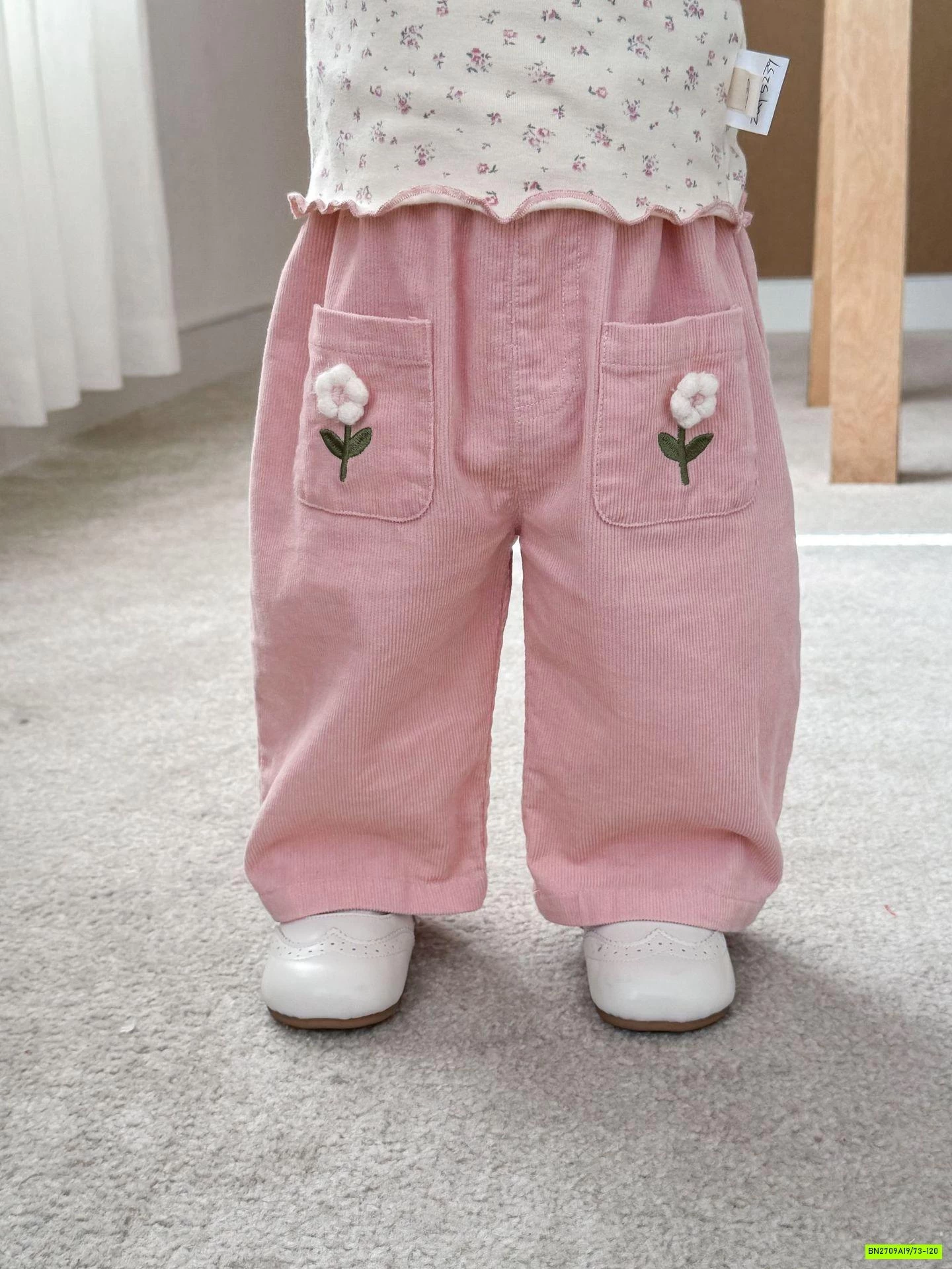 ÁO CHẤM BI MIX QUẦN NHUNG SUÔNG