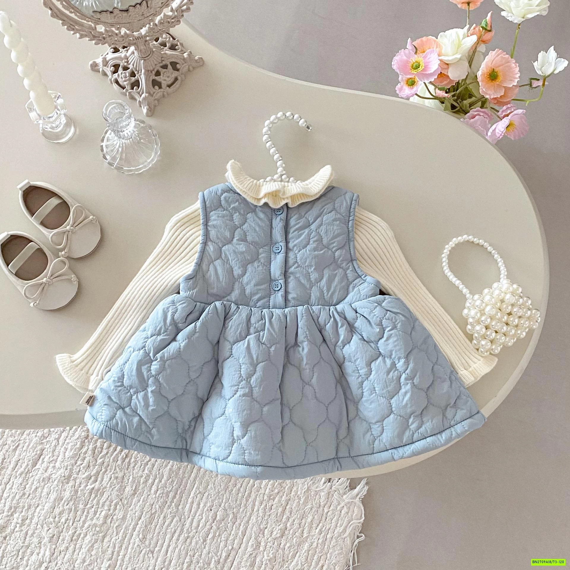 VÁY PHAO TRẦN TRÁM LÓT NHUNG