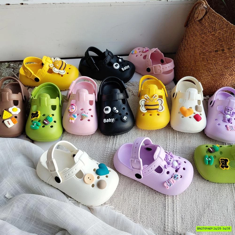 CROCS GẮN CHARM DỄ THƯƠNG HOEMKIDS