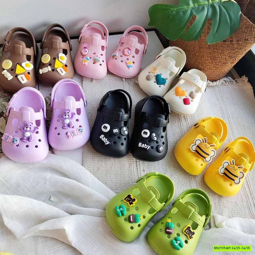 CROCS GẮN CHARM DỄ THƯƠNG HOEMKIDS