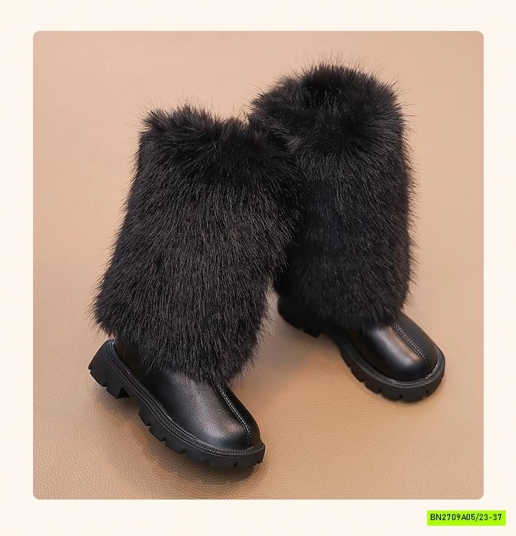 BOOT NGANG GỐI PHỦ LÔNG THỎ SANG CHẢNH