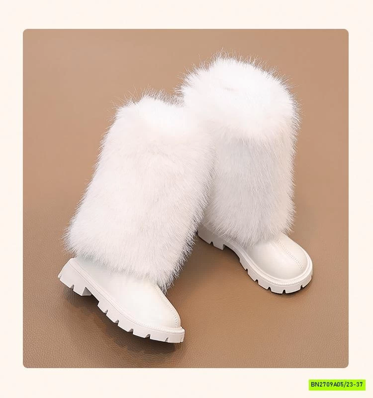 BOOT NGANG GỐI PHỦ LÔNG THỎ SANG CHẢNH