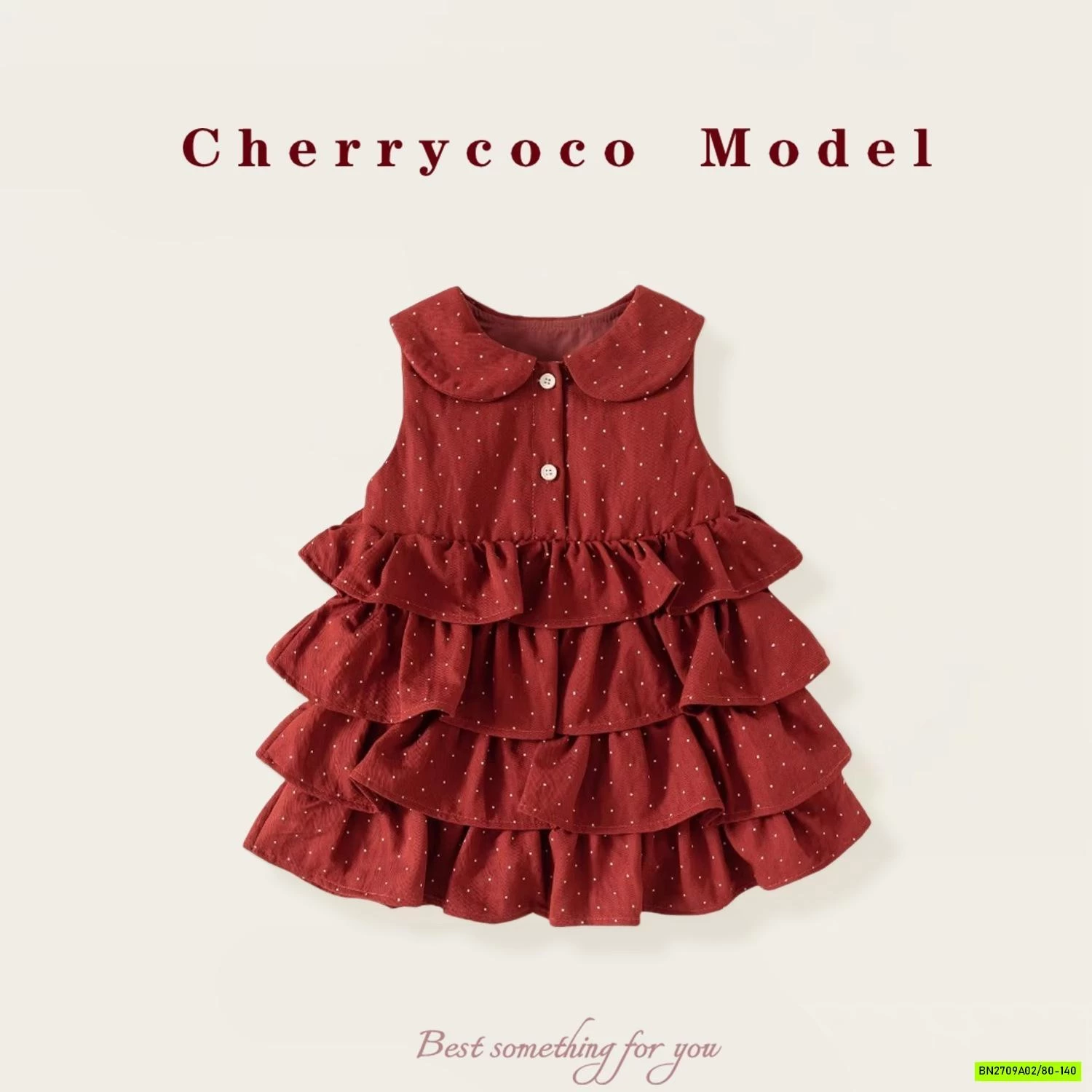 SÉT VÁY TẦNG CỔ SEN + CARDIGAN CHERRYCOCO