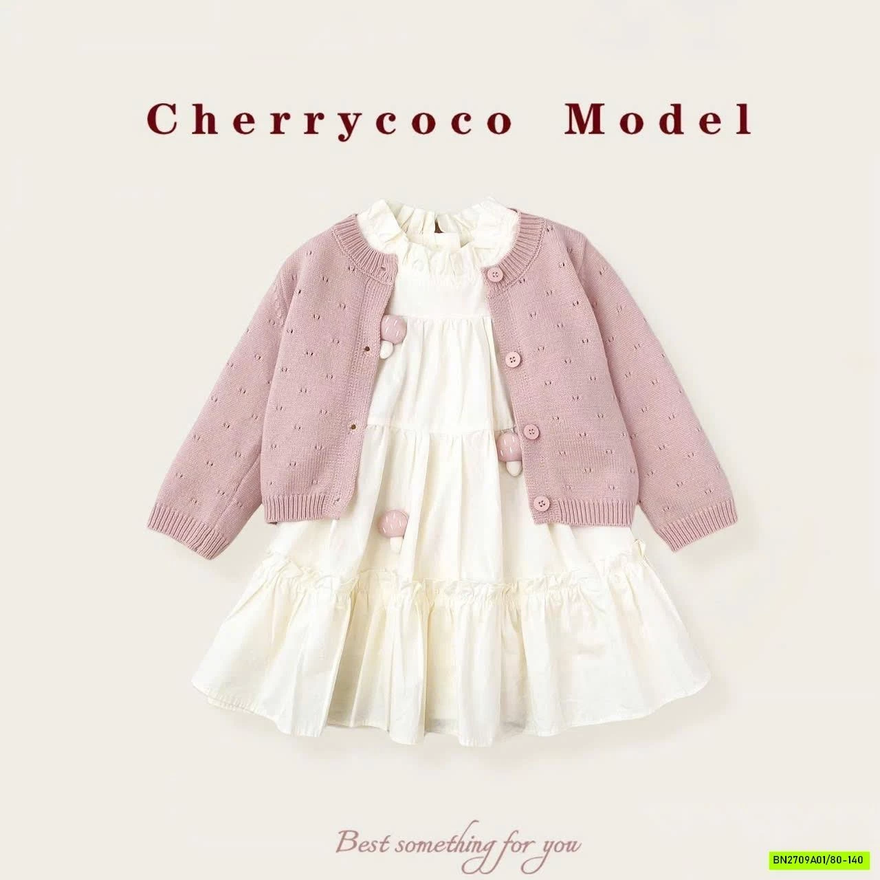 SET VÁY PHỐI TUTU KÈM CARDIGAN CHERRYCOCO