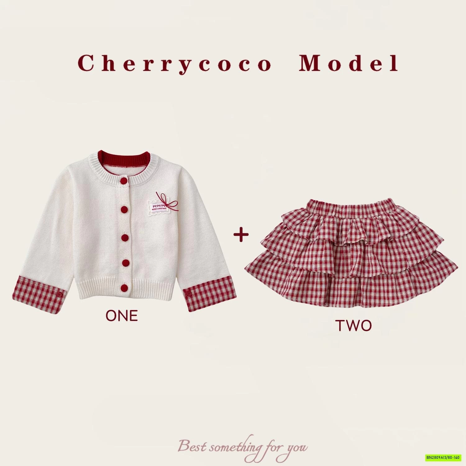 SÉT CARIGAN + CV ĐỎ CHERRYCOCO
