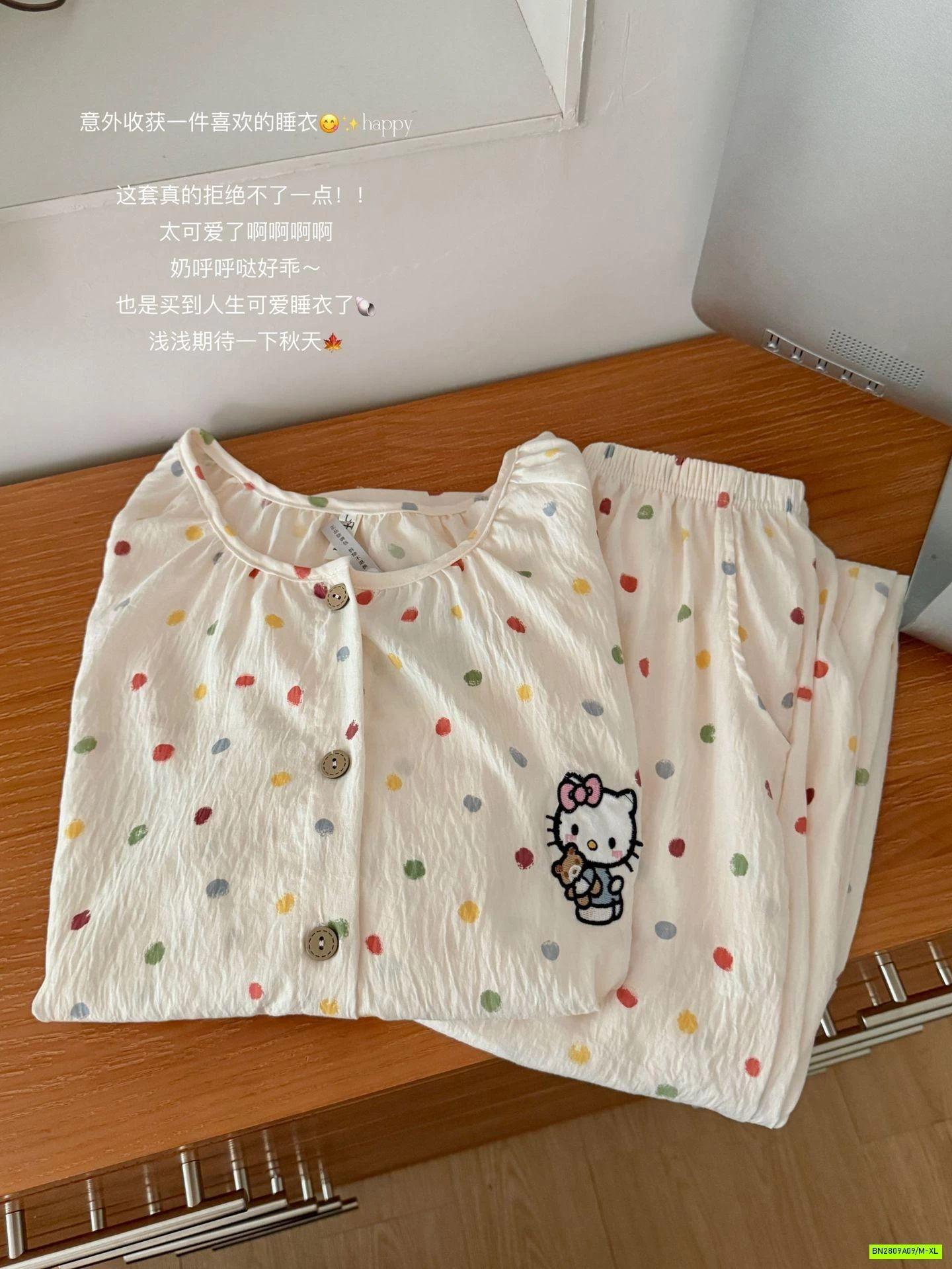 BỘ NGỦ COTTON NHĂN HỌA TIẾT DÀI TAY