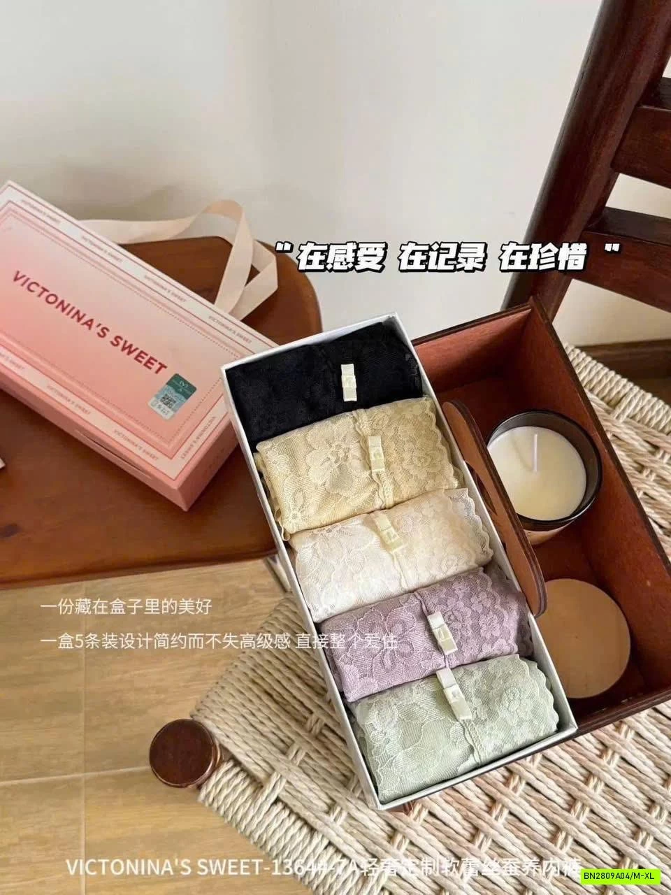 HỘP 5 CHIP REN GẮN NƠ