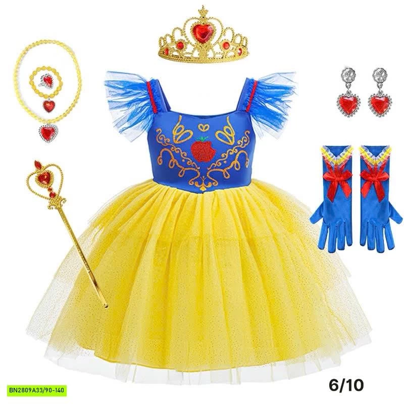 ĐẦM CÔNG CHÚA DISNEY KÈM PHỤ KIỆN