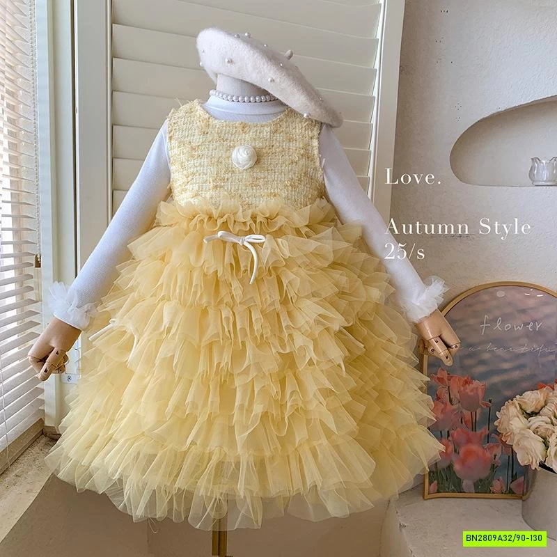 ĐẦM CÔNG CHÚA PHỐI REN