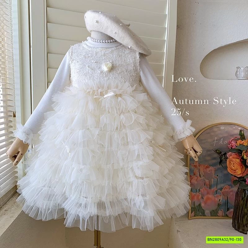 ĐẦM CÔNG CHÚA PHỐI REN