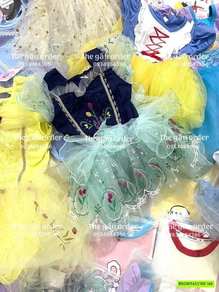 BST VÁY COSPLAY CÔNG CHÚA DISNEY