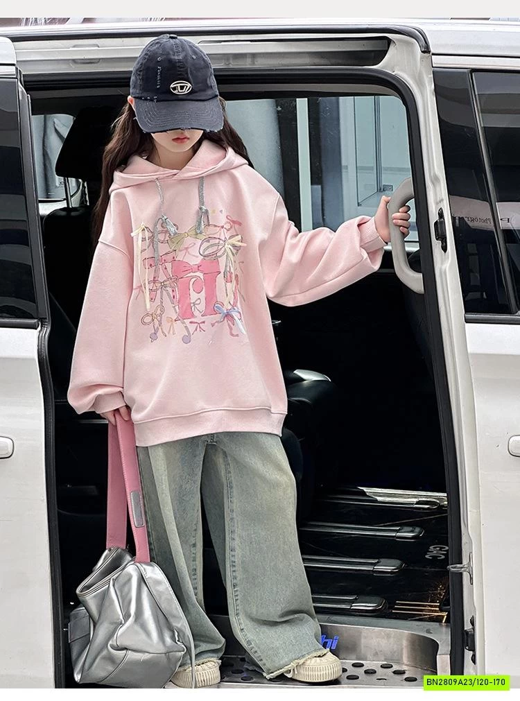 HOODIE NỈ HỒNG SZ ĐẠI