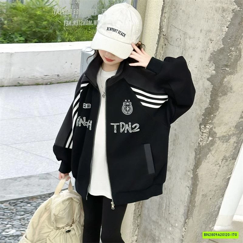 KHOÁC NỈ PHỐI SỌC CỔ BẺ SZ ĐẠI