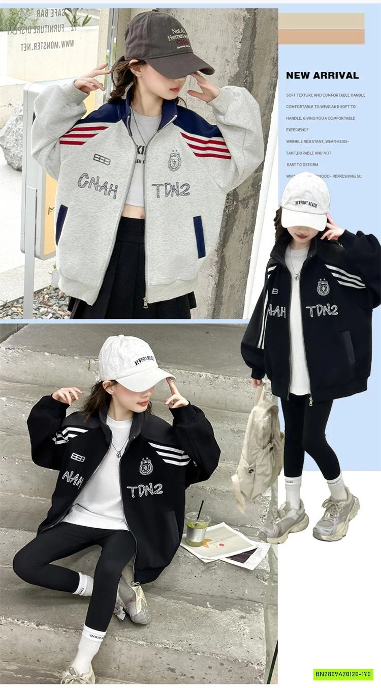 KHOÁC NỈ PHỐI SỌC CỔ BẺ SZ ĐẠI