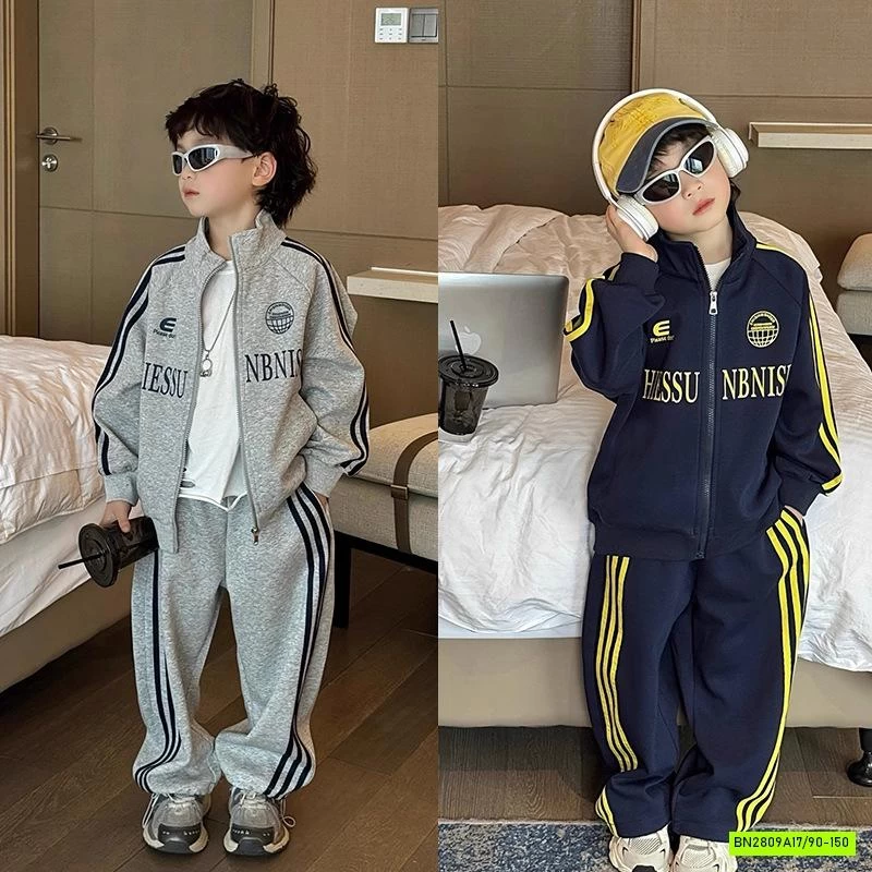 SÉT THỂ THAO PHỐI SỌC ÁO KHOÁC X.S.TONGPIN