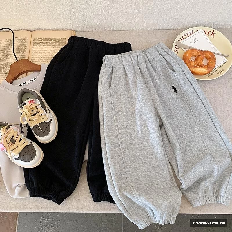 QUẦN NỈ BO GẤU LOGO NGỰA