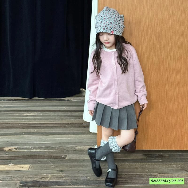 CARDIGAN TRƠN MÀU 25F079 AMBB