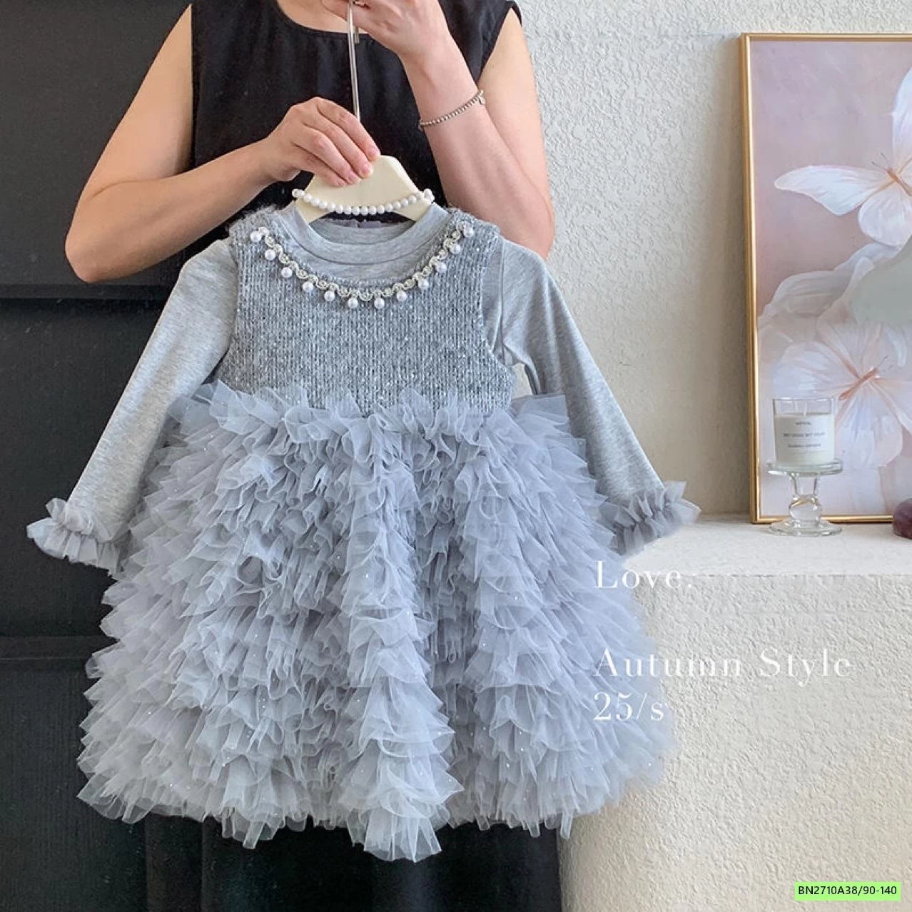 SÉT VÁY TUTU BỒNG KÈM ÁO LEN