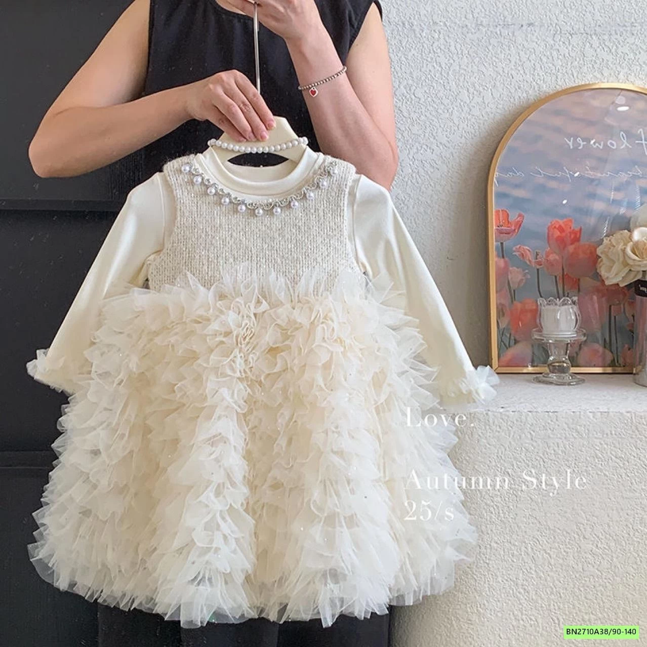 SÉT VÁY TUTU BỒNG KÈM ÁO LEN