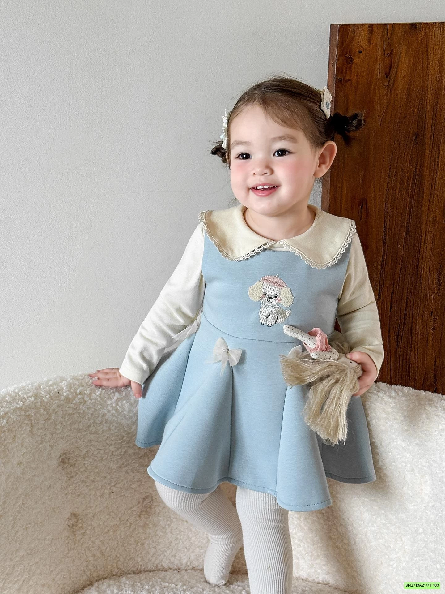 ĐẦM NỈ CÚN XANH SZ NHÍ