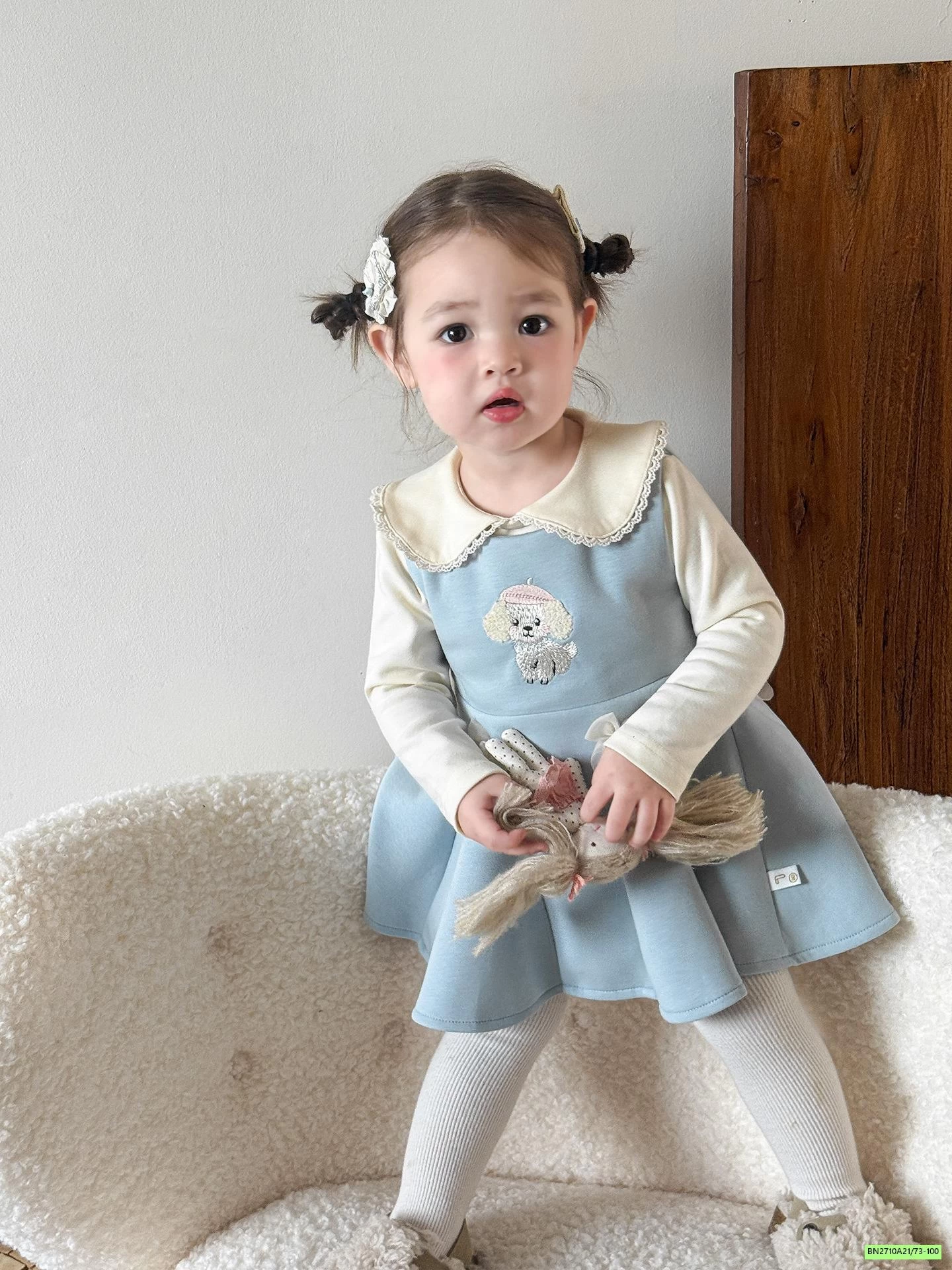 ĐẦM NỈ CÚN XANH SZ NHÍ