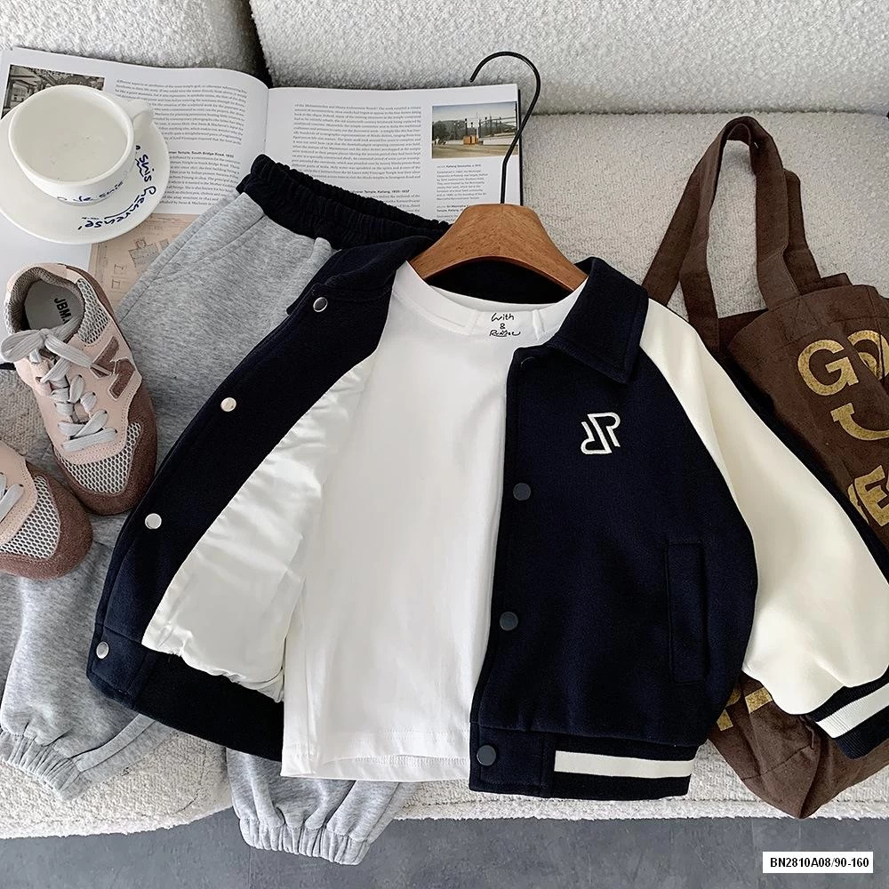 KHOÁC NỈ BÓNG CHÀY CỔ BẺ