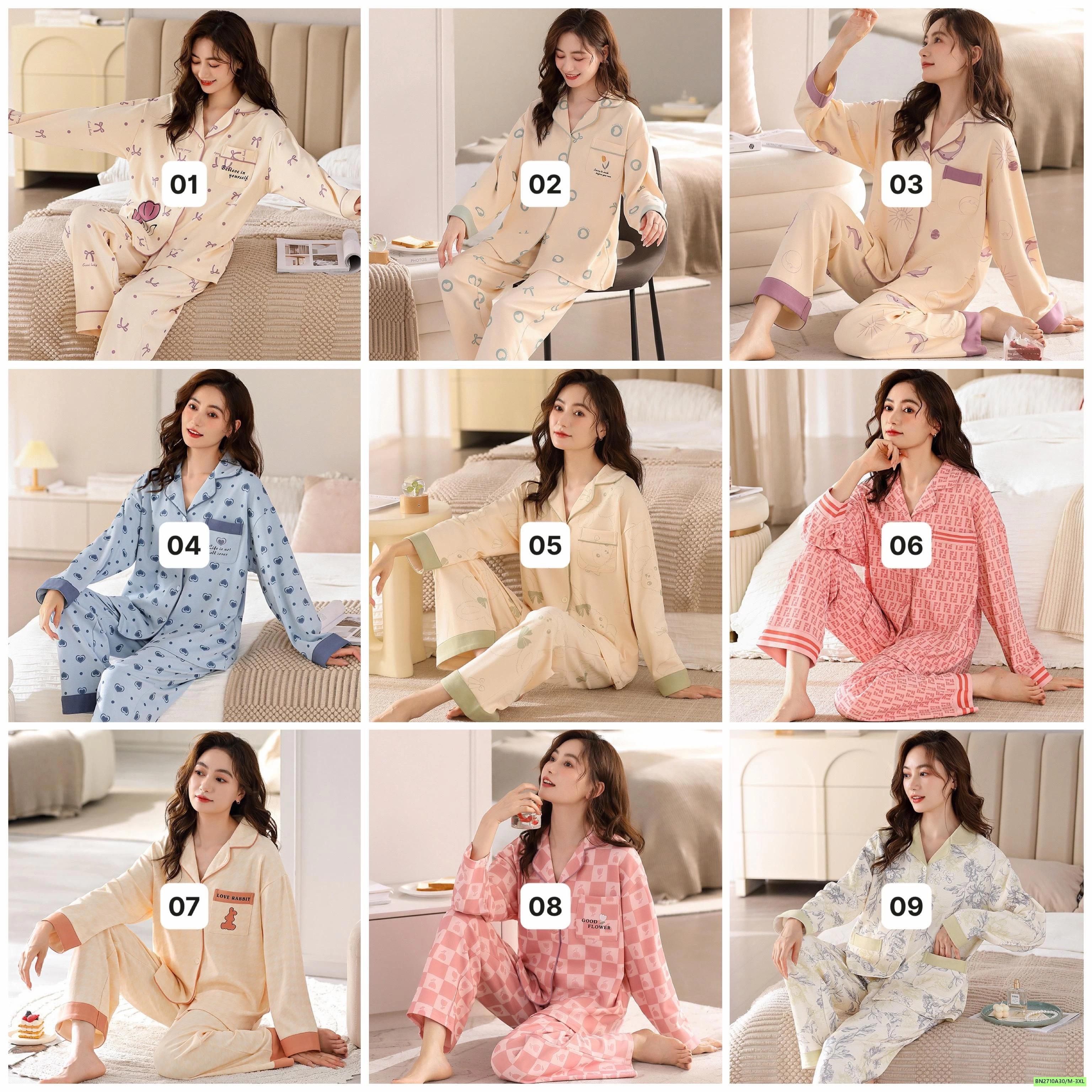 PIZAMA COTTON CAO CẤP