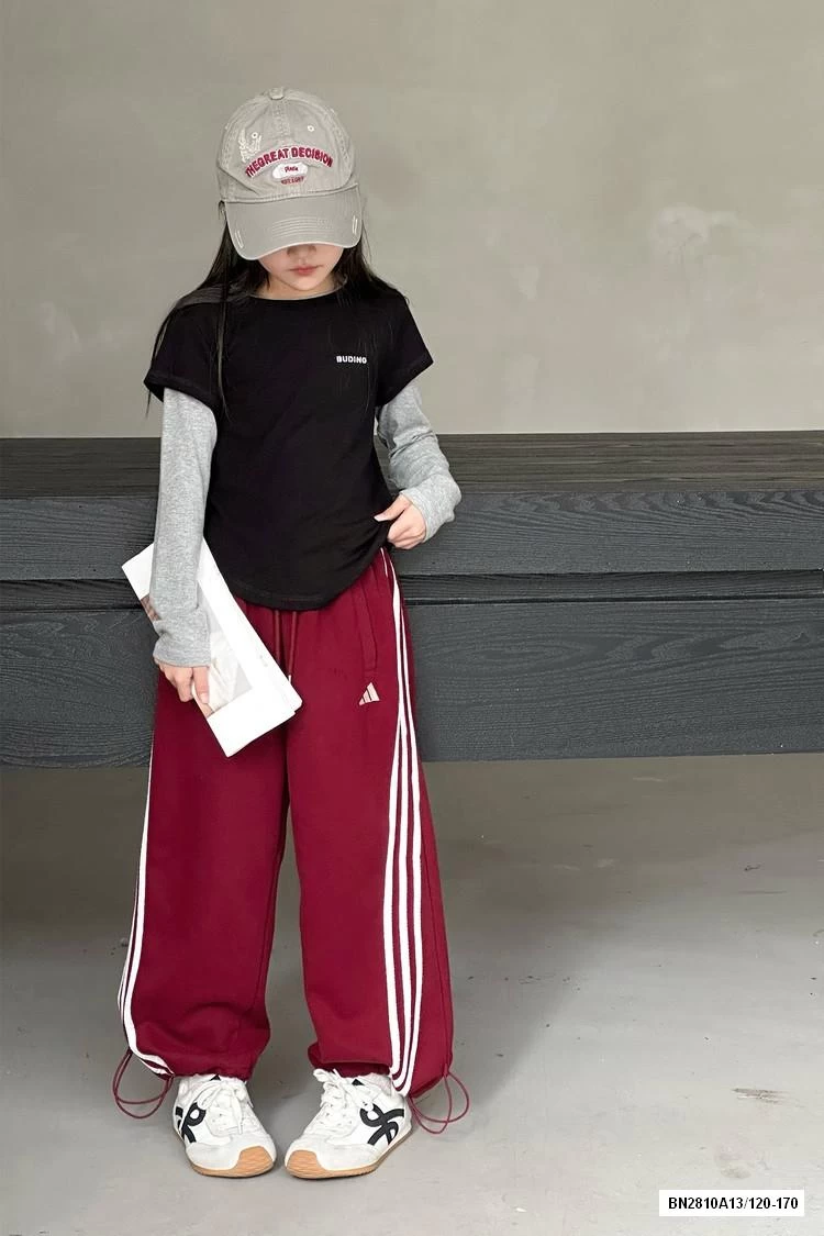 JOGGER NỈ SUÔNG 3 SỌC SZ ĐẠI