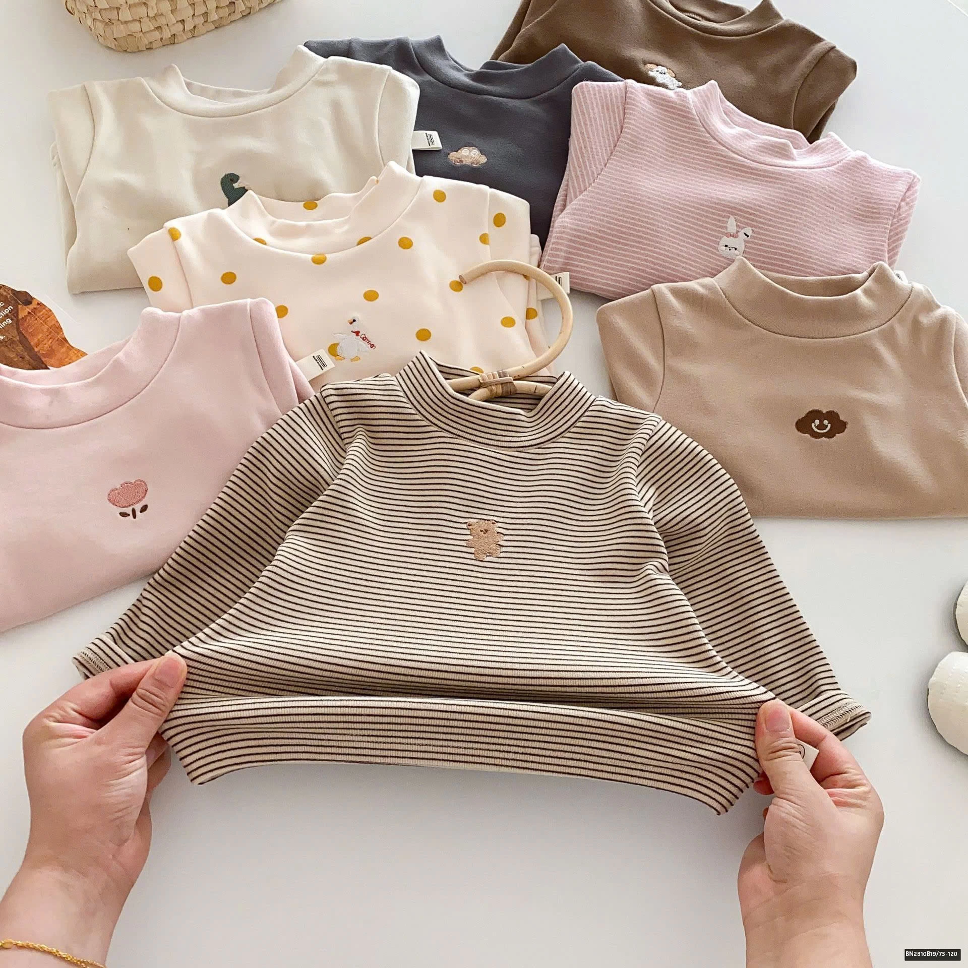 ÁO COTTTON GIỮ NHIỆT NHÍ