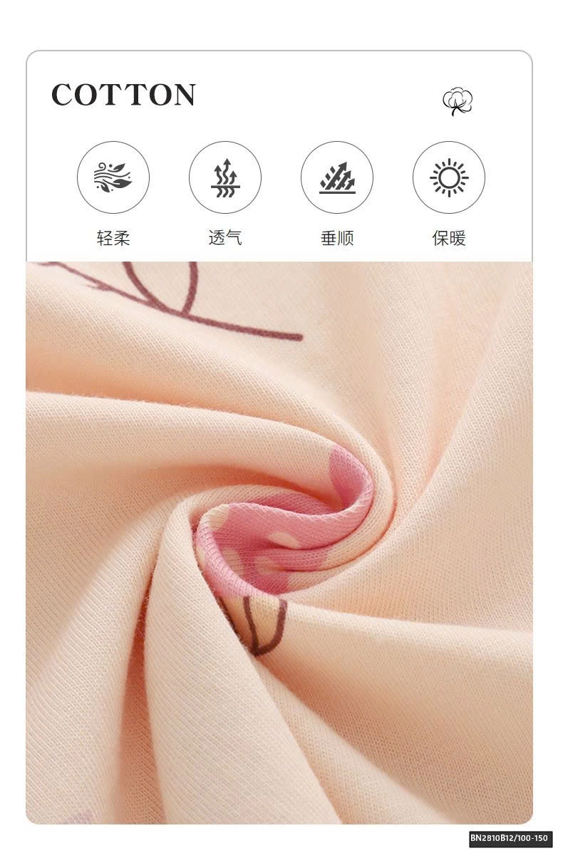 BỘ COTTON MẶC NHÀ BÉ GÁI MALWEE