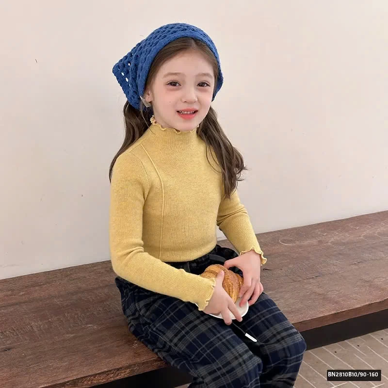 ÁO LEN TRƠN VIỀN BÈO  AMBB 25G092