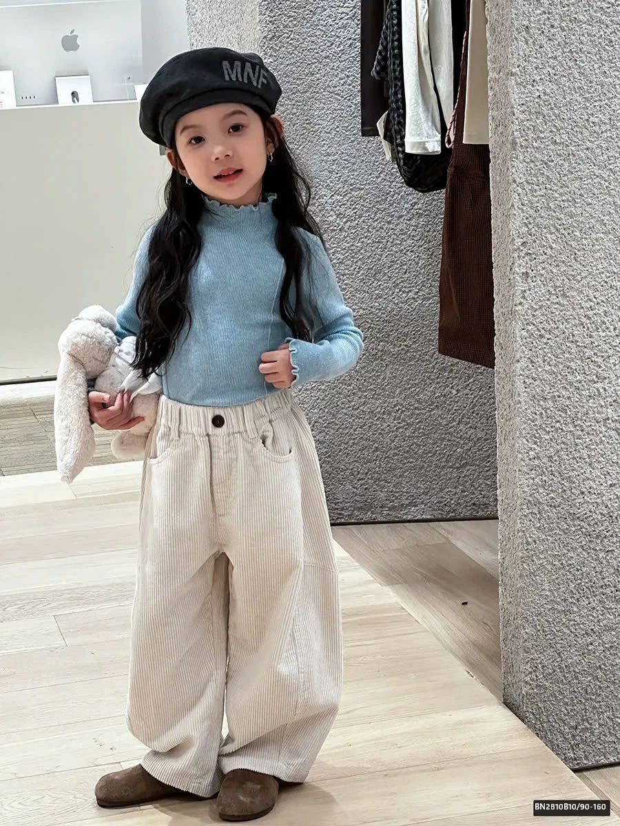 ÁO LEN TRƠN VIỀN BÈO  AMBB 25G092