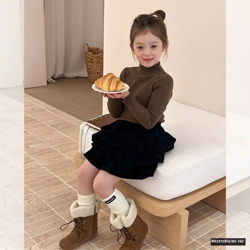 ÁO LEN TRƠN VIỀN BÈO  AMBB 25G092