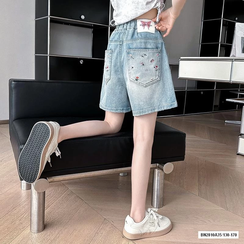 SHORT JEANS THÊU HOA SZ ĐẠI