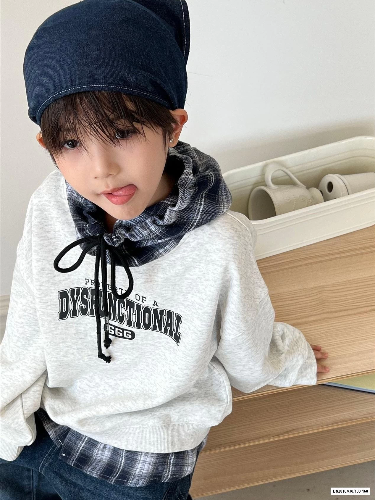 HOODIE NỈ GIẢ 2 LỚP CARO